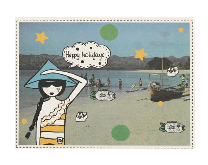 LOVE CHECKBOOK ® POSTCARDS/
CHEQUIER AFFECTIF de VOYAGE
