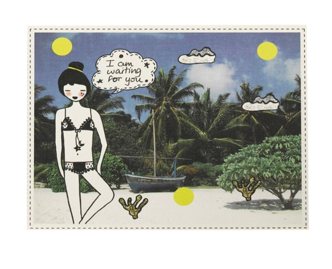 LOVE CHECKBOOK ® POSTCARDS/
CHEQUIER AFFECTIF de VOYAGE