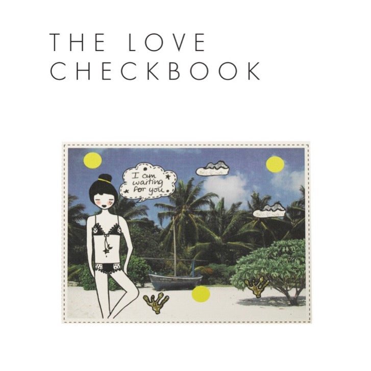LOVE CHECKBOOK ® POSTCARDS/
CHEQUIER AFFECTIF de VOYAGE