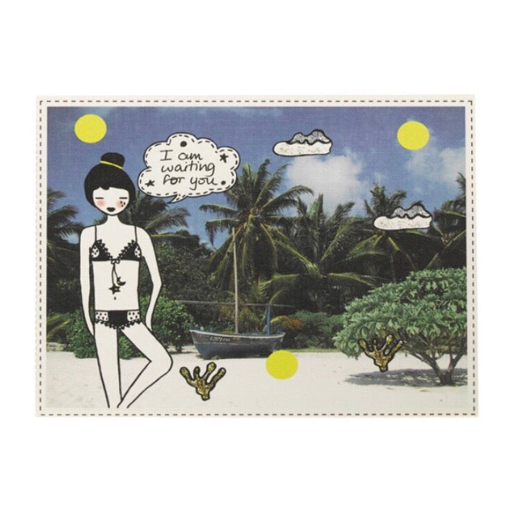 LOVE CHECKBOOK ® POSTCARDS/
CHEQUIER AFFECTIF de VOYAGE