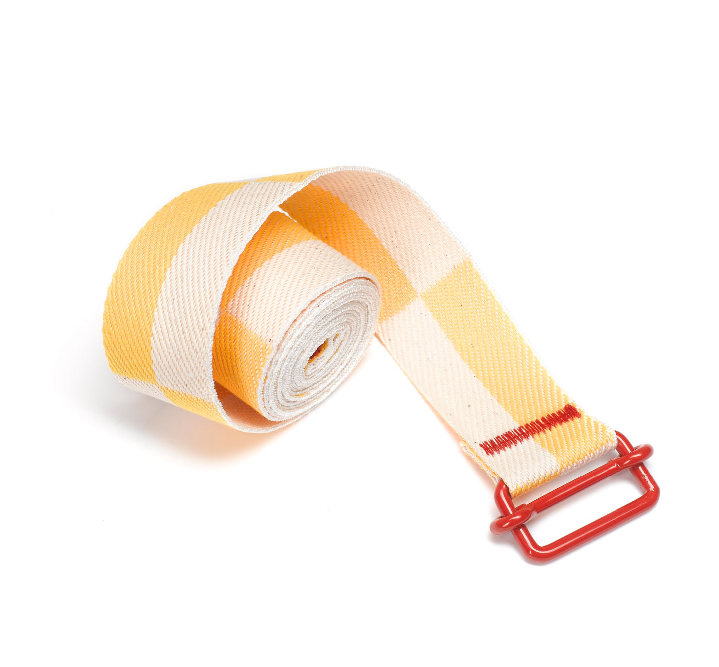 CEINTURE DE VALISE/THE TRAVEL BELT / Jaune et blanche