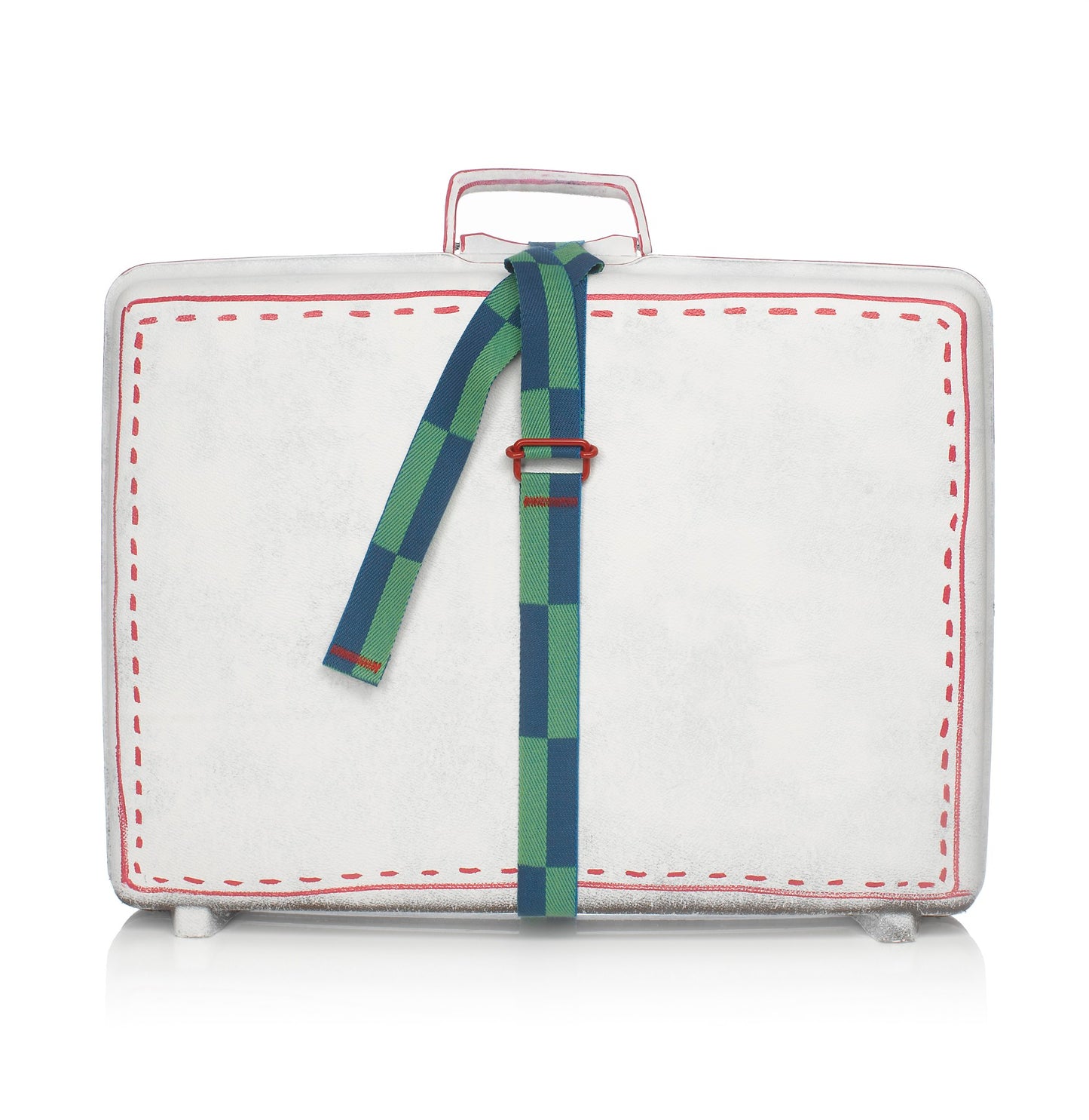 CEINTURE DE VALISE/THE TRAVEL BELT / verte et bleue